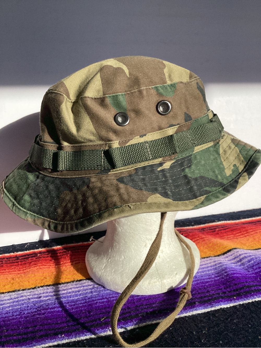 U.S. army Camo hot weather camo bucket hat type 2 size 8 - Picture 4 of 9